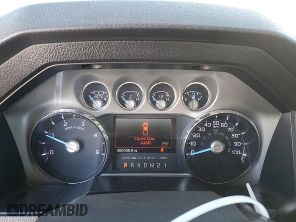 2015 Ford F-250 Lariat with VIN 1FT7W2BT1FED53780, listed as a Copart auction lot 44793675 with 380,408 mi miles and Salvage title. Bid and sale history available at DreamBid. Image 9.