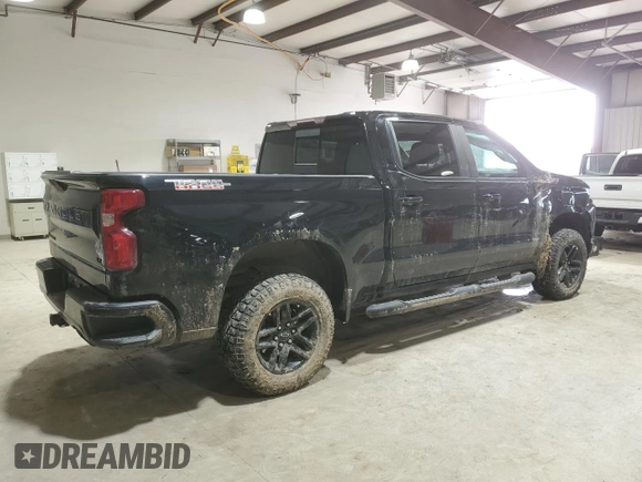 2020 Chevrolet Silverado 1500 LT Trail Boss with VIN 1GCPYFEL4LZ325697, listed as a Copart auction lot 45790275 with 22,737 mi miles and Salvage Title. Bid and sale history available at carsss.com. Image 3.