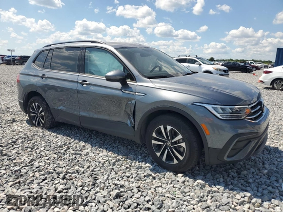 2023 Volkswagen Tiguan S с VIN 3VVRB7AX2PM076124, выставлен на аукционе Copart как лот 56963645 с пробегом 20 420 миль миль и Списание • Salvage title. История ставок и продаж доступна на DreamBid. Изображение 4.