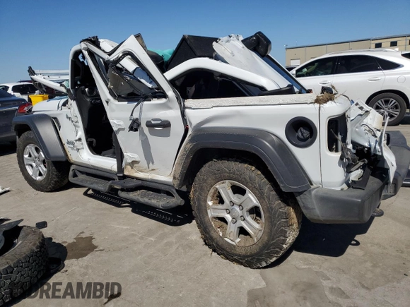 2019 Jeep Wrangler Unlimited Sport S z VIN 1C4HJXDN7KW638020, wystawiony jako Copart lot #48636745 z przebiegiem Nie podano mil oraz Nie do naprawy • Non repairable. Historia ofert i sprzedaży dostępna na DreamBid. Obrazek 2.