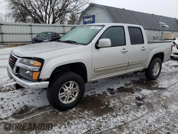 2012 GMC Canyon SLE2 with VIN 1GTH6PFE2C8154650, listed as a Copart auction lot 43602615 with 32,713 mi miles and Clean Title. Bid and sale history available at carsss.com. Image 1.