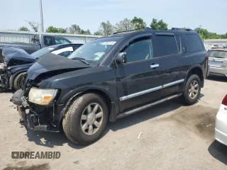2006 Infiniti QX56 with VIN 5N3AA08C06N812025, listed as a Copart auction lot 60637175 with Not provided miles and Salvage title. Bid and sale history available at DreamBid. Image 1.