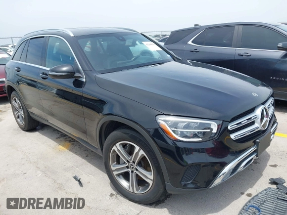 2020 Mercedes-Benz GLC 300 with VIN WDC0G8DB0LF688020, listed as a IAAI auction lot 42268856 with 78,390 mi miles and . Bid and sale history available at DreamBid. Image 1.