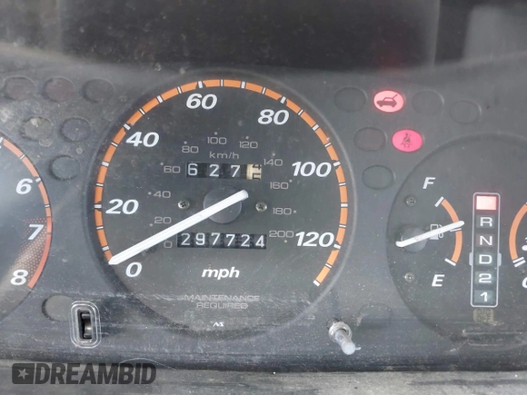 1999 Honda CR-V LX with VIN JHLRD1845XC030860, listed as a IAAI auction lot 41793227 with 297,724 mi miles. Bid and sale history available at carsss.com. Image 7.