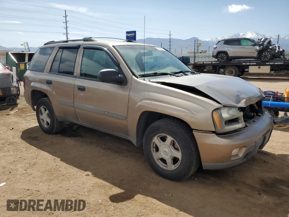 2003 Chevrolet TrailBlazer LS with VIN 1GNDT13SX32240071, listed as a Copart auction lot 52733205 with 193,683 mi miles and Salvage Title. Bid and sale history available at DreamBid. Image 4.