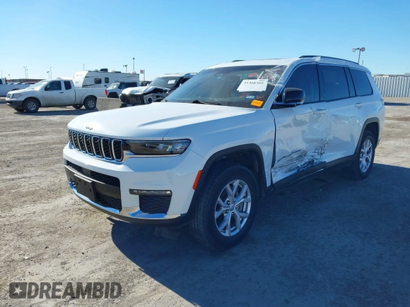 2021 Jeep Grand Cherokee Limited with VIN 1C4RJKBG0M8202547, listed as a IAAI auction lot 41368309 with 60,987 mi miles and . Bid and sale history available at DreamBid. Image 2.
