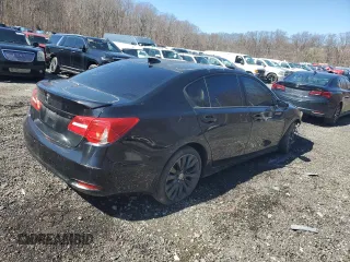 2014 Acura RLX Tech Pkg with VIN JH4KC1F51EC005835, listed as a Copart auction lot 49958305 with 202,854 mi miles and Salvage Title. Bid and sale history available at carsss.com. Image 3.