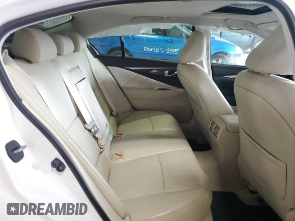 2015 Infiniti Q50 with VIN JN1BV7AR1FM422556, listed as a Copart auction lot 54864215 with 57,092 mi miles and Clean title. Bid and sale history available at DreamBid. Image 10.