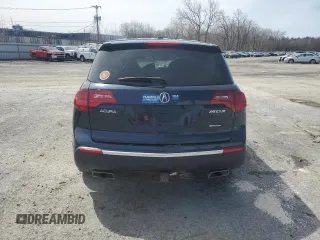 2011 Acura MDX with VIN 2HNYD2H20BH524380, listed as a Copart auction lot 51218155 with 0 mi miles and Salvage Title. Bid and sale history available at carsss.com. Image 6.