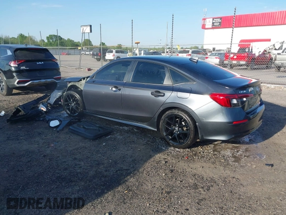 2024 Honda Civic Sport with VIN 2HGFE2F50RH522647, listed as a IAAI auction lot 42004321 with 30,768 mi miles and . Bid and sale history available at DreamBid. Image 3.