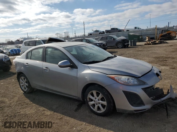 2011 Mazda 3 i Touring with VIN JM1BL1VF3B1452606, listed as a Copart auction lot 46803575 with 159,206 mi miles and Salvage Title. Bid and sale history available at carsss.com. Image 4.
