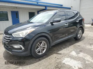 2017 Hyundai Santa Fe 2.4L with VIN 5NMZUDLB8HH048454, listed as a Copart auction lot 64727415 with 82,828 mi miles and Salvage title. Bid and sale history available at DreamBid. Image 1.