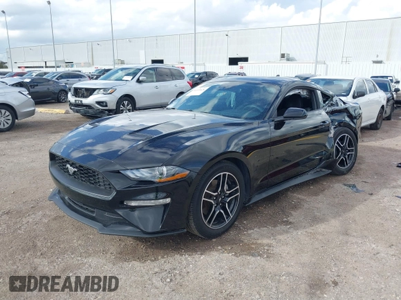 2021 Ford Mustang EcoBoost with VIN 1FA6P8TH6M5153650, listed as a IAAI auction lot 41119626 with 54,311 mi miles. Bid and sale history available at carsss.com. Image 18.