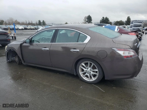 2012 Nissan Maxima 3.5 SV with VIN 1N4AA5AP1CC825273, listed as a Copart auction lot 46003585 with 202,175 mi miles and Clean Title. Bid and sale history available at carsss.com. Image 2.