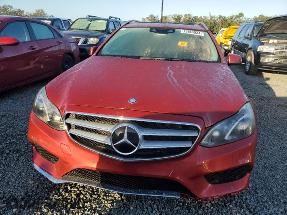 2016 Mercedes-Benz E-Class E 350 Luxury with VIN WDDHH8JB4GB262182, listed as a Copart auction lot 73880034 with 0 mi miles and Salvage Title. Bid and sale history available at carsss.com. Image 5.