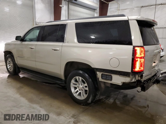 2017 Chevrolet Suburban LT with VIN 1GNSKHKC3HR381480, listed as a Copart auction lot 53789925 with 142,392 mi miles and Salvage Title. Bid and sale history available at DreamBid. Image 2.