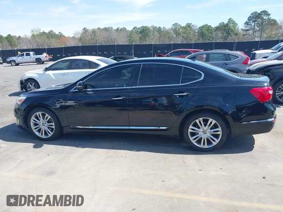 2016 Kia Cadenza Premium with VIN KNALN4D71G5221324, listed as a IAAI auction lot 41802047 with 143,331 mi miles and . Bid and sale history available at DreamBid. Image 14.
