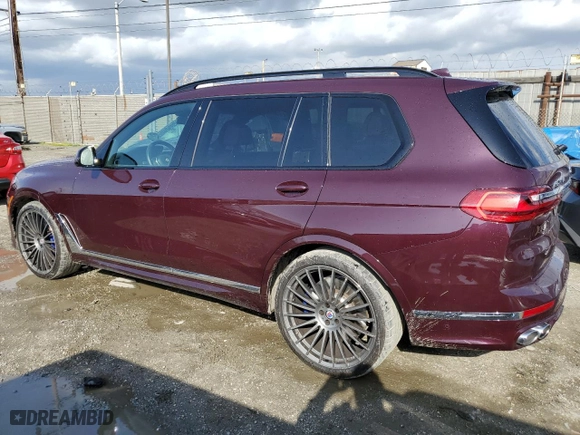 2022 BMW X7 ALPINA XB7 with VIN 5UXCX6C14N9K25149, listed as a Copart auction lot 45928304 with 11,717 mi miles. Bid and sale history available at carsss.com. Image 2.