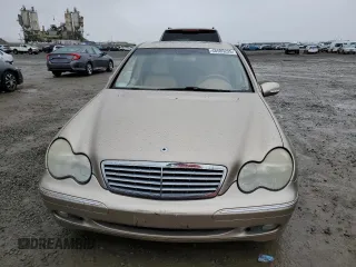 2003 Mercedes-Benz C 320 with VIN WDBRF64J93F400859, listed as a Copart auction lot 48585225 with 114,287 mi miles and Salvage title. Bid and sale history available at DreamBid. Image 5.