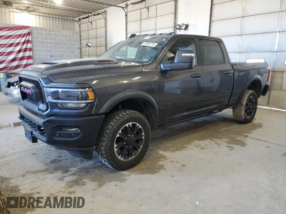 2024 Ram 2500 Rebel with VIN 3C6UR5EJ6RG160289, listed as a Copart auction lot 47935715 with 16,724 mi miles and Salvage Title. Bid and sale history available at carsss.com. Image 1.
