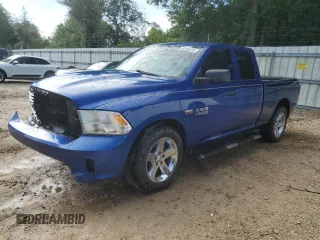 2014 Ram 1500 Express with VIN 1C6RR6FT6ES243364, listed as a Copart auction lot 64190265 with 214,257 mi miles and Salvage title. Bid and sale history available at DreamBid. Image 1.
