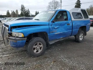 1998 Dodge 1500 with VIN 1B7HF16Z2WS627647, listed as a Copart auction lot 46144705 with 212,532 mi miles and Salvage Title. Bid and sale history available at carsss.com. Image 1.