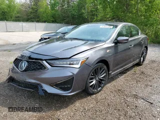 2020 Acura ILX Premium with VIN 19UDE2F87LA800757, listed as a Copart auction lot 57841185 with 37,171 mi miles and Salvage title. Bid and sale history available at DreamBid. Image 1.