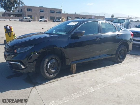 2019 Honda Civic Sedan LX with VIN 2HGFC2F61KH561199, listed as a IAAI auction lot 41754093 with 43,779 mi miles. Bid and sale history available at carsss.com. Image 23.