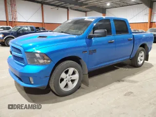 2023 Ram 1500 Express z VIN 1C6RR7KT6PS525860, wystawiony jako Copart lot #50265275 z przebiegiem 153 642 mil mil oraz Czysty tytuł • Clean title. Historia ofert i sprzedaży dostępna na DreamBid. Obrazek 1.