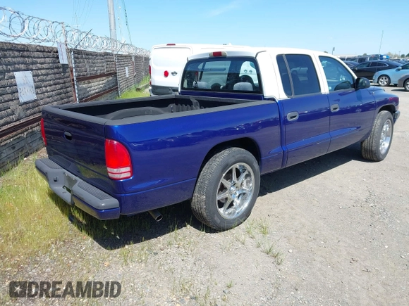 2001 Dodge Dakota Sport with VIN 1B7GL2AX91S137392, listed as a IAAI auction lot 41906615 with 169,808 mi miles and . Bid and sale history available at carsss.com. Image 4.
