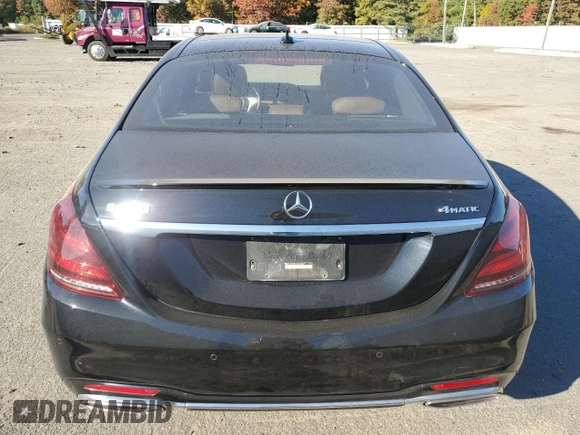 2020 Mercedes-Benz S 560 with VIN WDDUG8GB3LA523598, listed as a Copart auction lot 76328464 with 65,013 mi miles and Salvage Title. Bid and sale history available at carsss.com. Image 6.