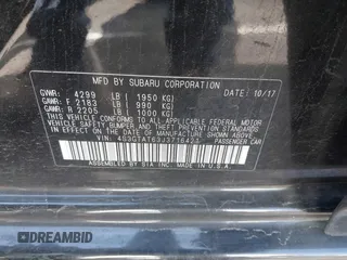2018 Subaru Impreza Limited z VIN 4S3GTAT63J3716421, wystawiony jako IAAI lot #41818288 z przebiegiem 51 320 mil mil oraz . Historia ofert i sprzedaży dostępna na DreamBid. Obrazek 9.