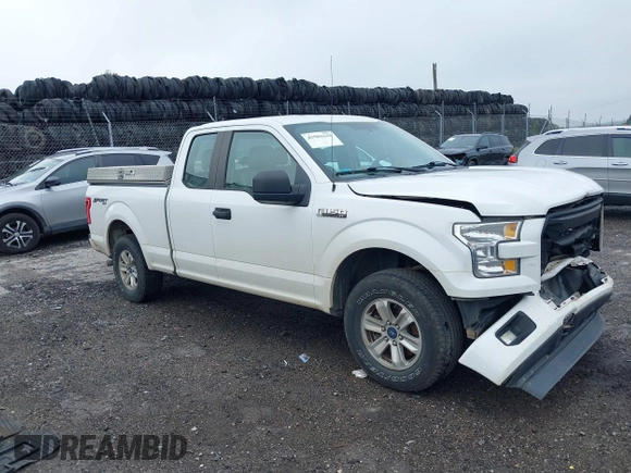 2017 Ford F-150 XL with VIN 1FTEX1E82HFB30800, listed as a IAAI auction lot 42501635 with 161,864 mi miles and . Bid and sale history available at DreamBid. Image 1.