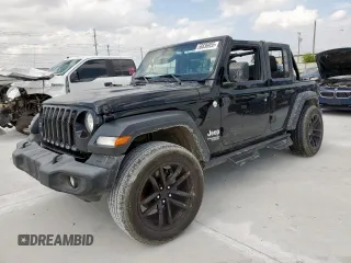 2020 Jeep Wrangler Unlimited Sport S with VIN 1C4HJXDN6LW312825, listed as a Copart auction lot 58836955 with 89,727 mi miles and Salvage title. Bid and sale history available at DreamBid. Image 1.