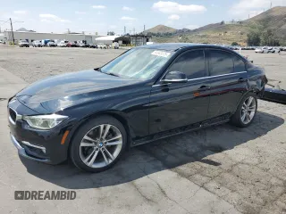 2017 BMW 3 Series 330i with VIN WBA8B9G31HNU53279, listed as a Copart auction lot 54943075 with 121,339 mi miles and Salvage Title. Bid and sale history available at carsss.com. Image 1.