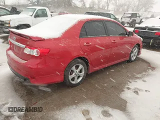 2013 Toyota Corolla L with VIN 5YFBU4EE0DP093820, listed as a IAAI auction lot 41832927 with 161,204 mi miles. Bid and sale history available at carsss.com. Image 4.