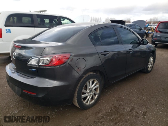2013 Mazda 3 i Touring with VIN JM1BL1V72D1834203, listed as a Copart auction lot 81749514 with 217,530 mi miles and Clean Title. Bid and sale history available at DreamBid. Image 3.