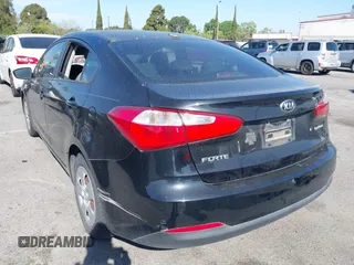 2015 Kia Forte LX with VIN KNAFK4A64F5361917, listed as a IAAI auction lot 42002697 with 110,943 mi miles. Bid and sale history available at carsss.com. Image 3.