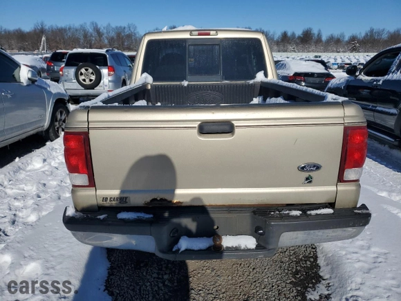 2000 Ford Ranger XL with VIN 1FTZR15V9YTB15701, listed as a Copart auction lot 41789695 with 165,894 mi miles and Clean Title. Bid and sale history available at carsss.com. Image 6.