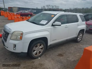 2012 GMC Terrain SLT-1 with VIN 2GKALUEK4C6343066, listed as a IAAI auction lot 41936972 with 1 mi miles. Bid and sale history available at carsss.com. Image 2.