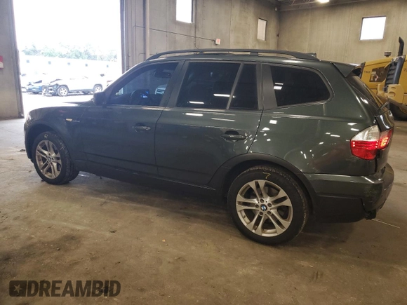 2007 BMW X3 3.0si with VIN WBXPC93417WF17233, listed as a Copart auction lot 69311244 with 213,705 mi miles and Salvage Title. Bid and sale history available at carsss.com. Image 2.