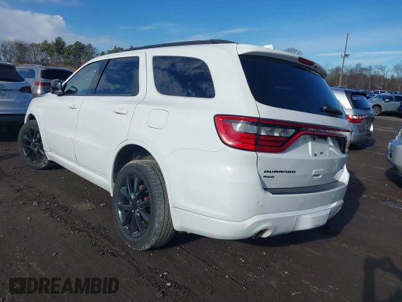 2017 Dodge Durango GT with VIN 1C4RDJDG2HC908145, listed as a IAAI auction lot 41199695 with 108,397 mi miles and . Bid and sale history available at carsss.com. Image 3.