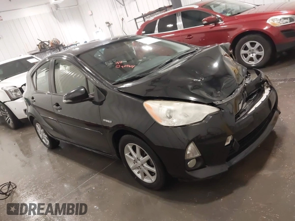 2012 Toyota Prius c One with VIN JTDKDTB35C1009930, listed as a IAAI auction lot 41961471 with 174,252 mi miles. Bid and sale history available at carsss.com. Image 13.
