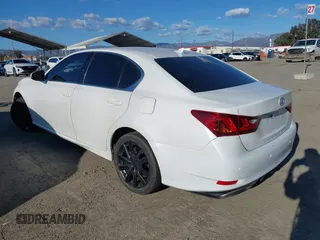 2014 Lexus GS 350 with VIN JTHCE1BL6E5025540, listed as a IAAI auction lot 41725095 with 91,907 mi miles. Bid and sale history available at carsss.com. Image 3.
