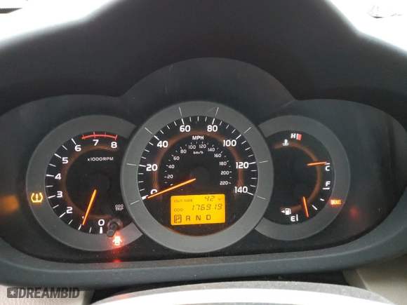 2008 Toyota RAV4 Ltd with VIN JTMBD31V186068969, listed as a Copart auction lot 51939175 with 176,919 mi miles and Salvage Title. Bid and sale history available at carsss.com. Image 9.