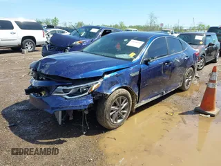 2020 Kia Optima LX with VIN 5XXGT4L38LG407103, listed as a IAAI auction lot 42130742 with 76,841 mi miles and . Bid and sale history available at DreamBid. Image 18.