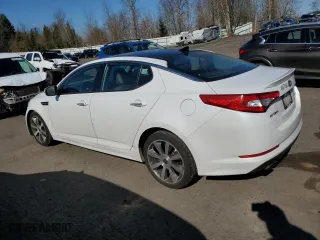 2012 Kia Optima SX with VIN 5XXGR4A67CG053537, listed as a Copart auction lot 48075465 with 172,729 mi miles and Salvage Title. Bid and sale history available at carsss.com. Image 2.