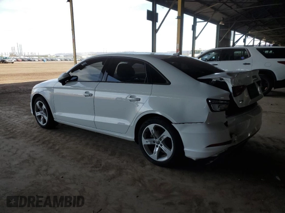 2018 Audi A3 Sedan Premium with VIN WAUAUGFF2J1041493, listed as a Copart auction lot 52236515 with 58,893 mi miles and Salvage Title. Bid and sale history available at carsss.com. Image 2.