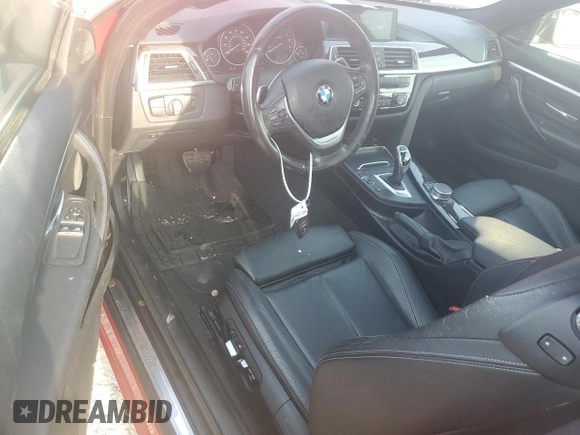 2018 BMW 4 Series 440i xDrive with VIN WBA4W9C54JAB95107, listed as a Copart auction lot 68408494 with 57,590 mi miles and Salvage title. Bid and sale history available at DreamBid. Image 8.