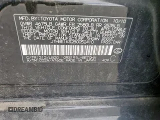 2011 Lexus GS 350 with VIN JTHBE1KS2B0052410, listed as a Copart auction lot 54260275 with 220,635 mi miles and Salvage Title. Bid and sale history available at carsss.com. Image 12.